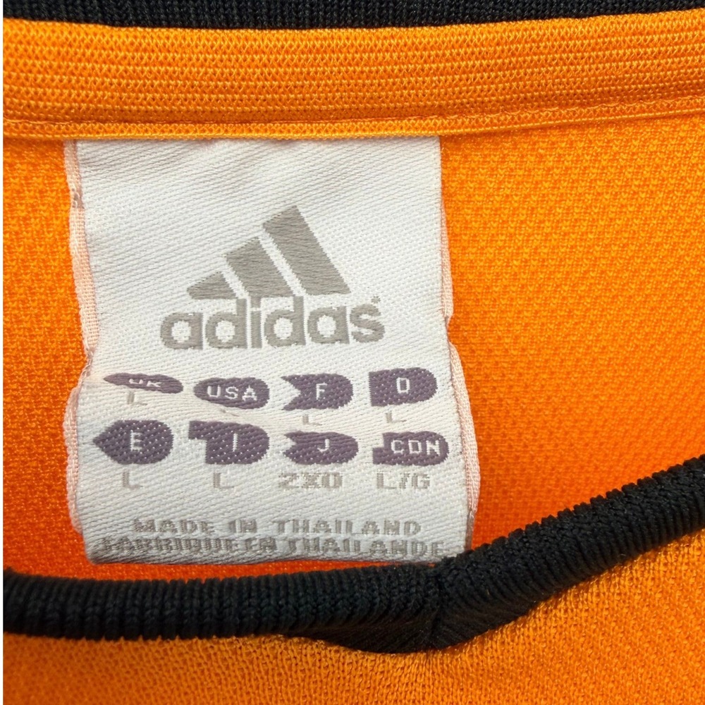 Adidas McDonalds All-American Soccer Goalkeeper Jersey Mens Orange Signed #1 L - Picture 9 of 13